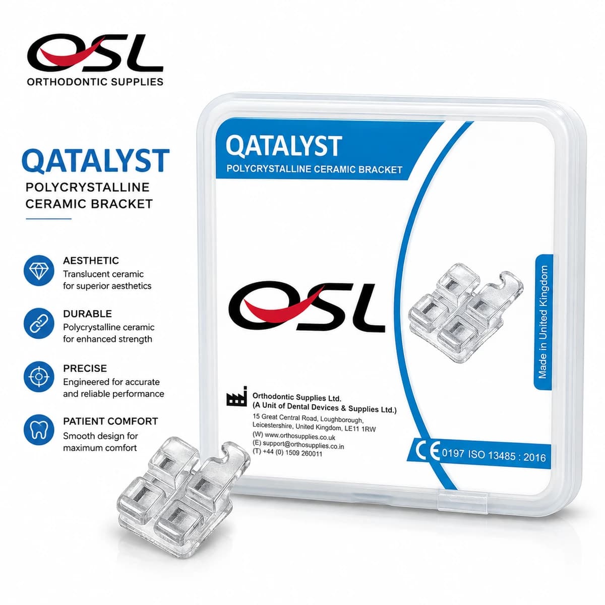 OSL Qatalyst Polycrystalline Ceramic Bracket Kits