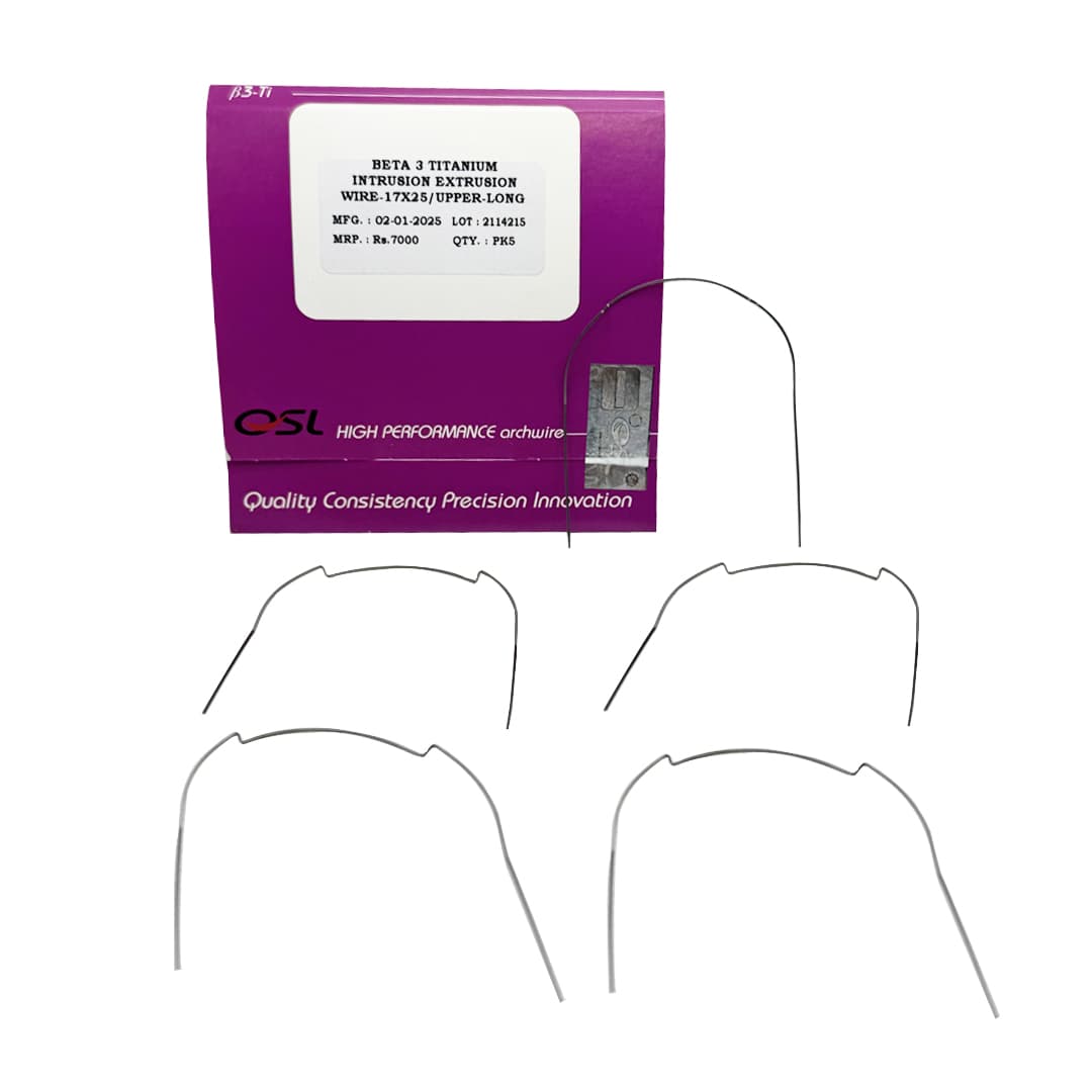 OSL Beta 3 Titanium CNA Intrusion Extrusion Archwires Long